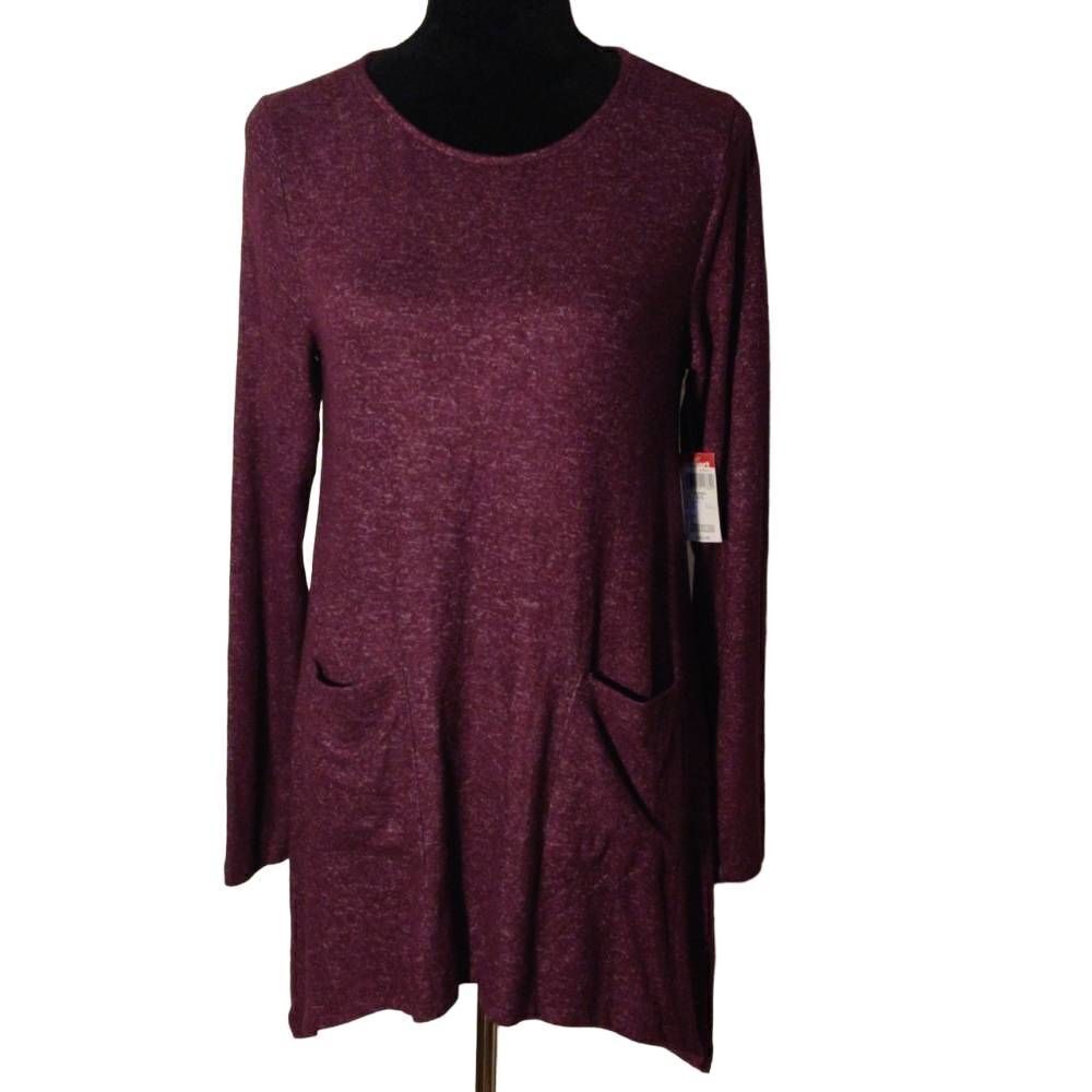 NWT S Purple Sweater - Basic Editions
